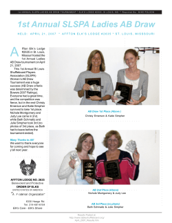 1st annual slspa ladies ab draw - Table Shuffleboard Association