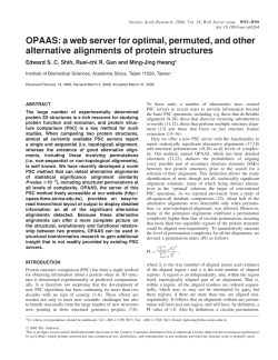 OPAAS: a web server for optimal, permuted, and other alternative