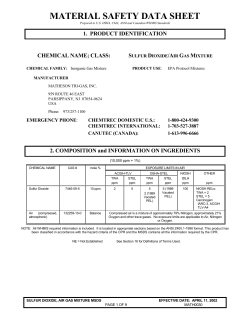 material safety data sheet