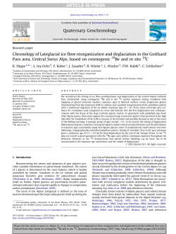 Chronology of Lateglacial ice flow reorganization and
