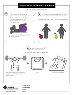 HOW TO LOSE BODY FAT? SPOT REDUCTION DOESN`T WORK