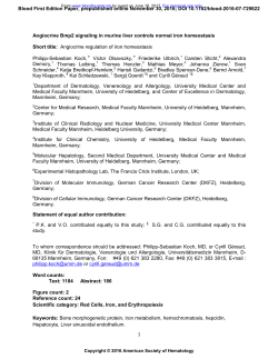 Angiocrine Bmp2 signaling in murine liver controls