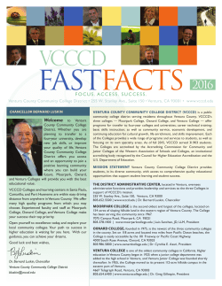 District Fast Facts - Ventura County Community College District