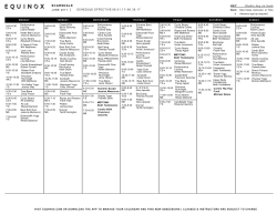 scarsdale - Equinox Web Admin