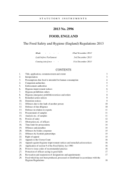 (England) Regulations 2013