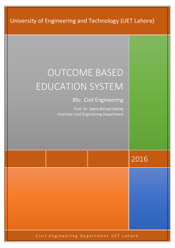 OUTCOME BASED EDUCATION SYSTEM