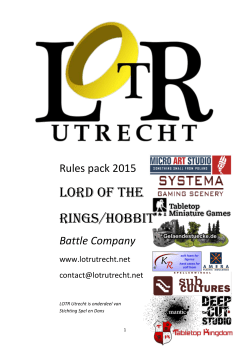 Lord of the Rings/Hobbit