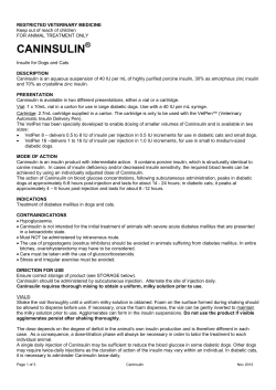 caninsulin - MSD Animal Health New Zealand