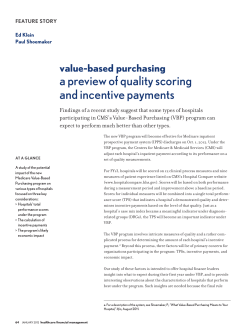 a preview of quality scoring and incentive payments