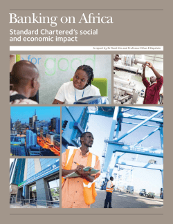 Banking on Africa - Standard Chartered Bank