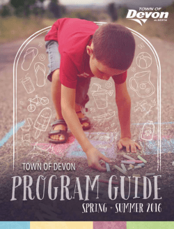 Get Out and About This Summer - Town of Devon