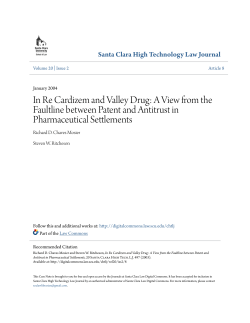 In Re Cardizem and Valley Drug: A View from the Faultline between