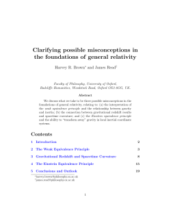 Clarifying possible misconceptions in the foundations of general
