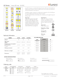 LLX Series Linear LED strip