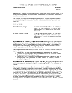 Rider BAL Balancing Service