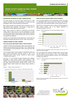 maori cultural tourism