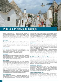 puglia, a peninsular garden
