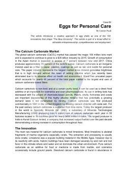 Eggs for Personal Care