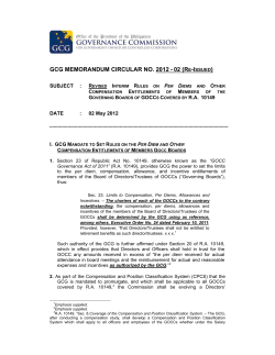 GCG MC No. 2012-02 - Governance Commission for GOCCs