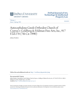Autocephalous Greek-Orthodox Church of Cyprus v