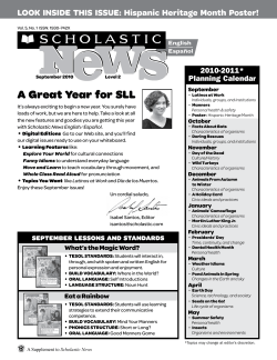 A Great Year for SLL