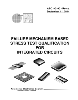 failure mechanism based stress test qualification for integrated circuits