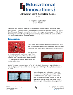 Learn more about what makes our UV Light Detecting Beads