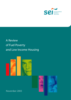 A Review of Fuel Poverty and Low Income Housing