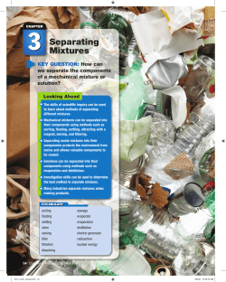 Separating Mixtures