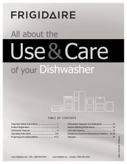 Dishwasher - Anglofish