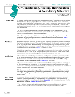 Air Conditioning, Heating, Refrigeration and