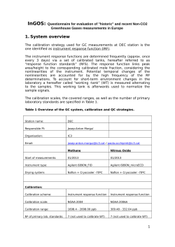 Questionnaire for evaluation of "historic" and recent Non