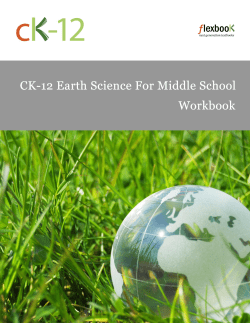 CK-12 Earth Science For Middle School - RACHEL