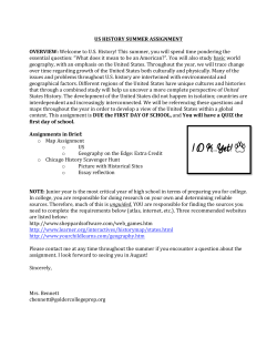 US History! - Golder College Prep