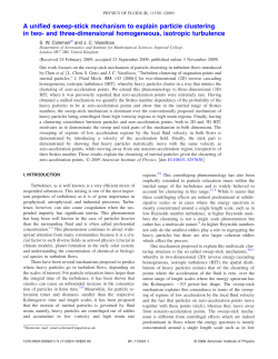 A unified sweep-stick mechanism to explain particle