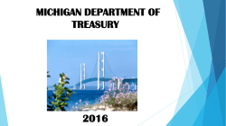 Michigan Tax workshop presentation - U