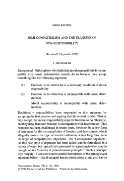 Semi-compatibilism and the transfer of non