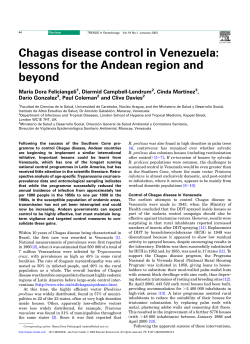 Chagas disease control in Venezuela: lessons for the Andean