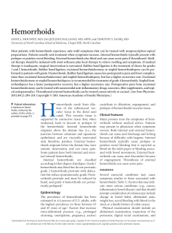 Hemorrhoids