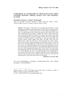 COMPARISON OF ASYMMETRIES IN GROUND REACTION