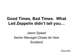 Good Times, Bad Times. What Led Zeppelin didn`t tell you&hellip;