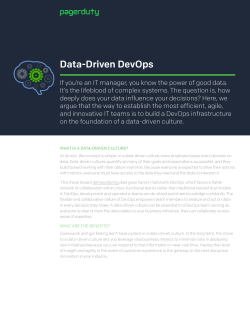 Data-Driven DevOps