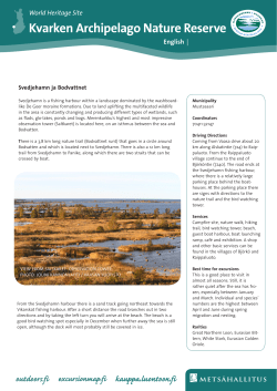 Kvarken Archipelago Nature Reserve