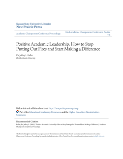 How to Stop Putting Out Fires and Start Making