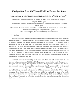 Co-deposition from W(CO)6 and C10H8 by Focused Ion Beam