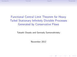 Functional Central Limit Theorem for Heavy Tailed Stationary