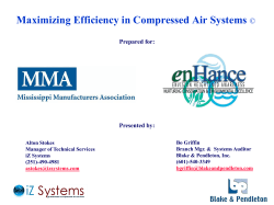 Maximizing Efficiency in Compressed Air Systems