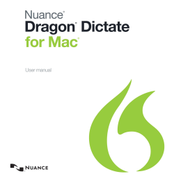 Dragon Dictate 4 user guide