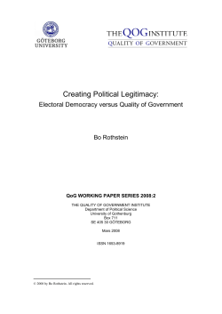 2008:2 - Quality of Government Institute