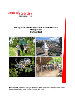 Madagascar and Indian Ocean Islands Hotspot